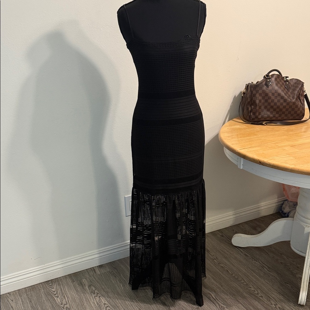 French Connection Black Maxi Skirt